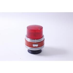 Red Emergency Blinking Light with Suction Cup, BBB, Safety, Lighting, Vintage